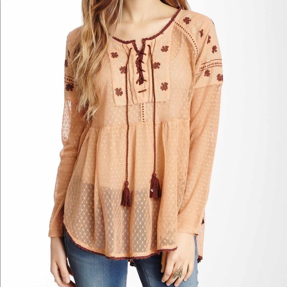 Free People Blouse Size Small